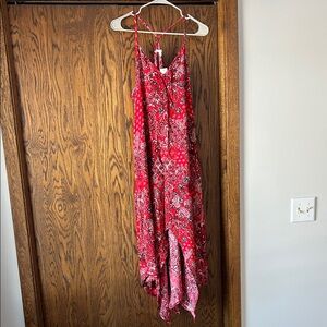 Maurices Red Asymmetrical Dress